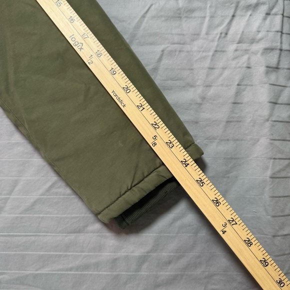 Tommy Hilfiger Womens Faux Fur Trim Hood Snap Button Parka Jacket Olive Large - Picture 5 of 12